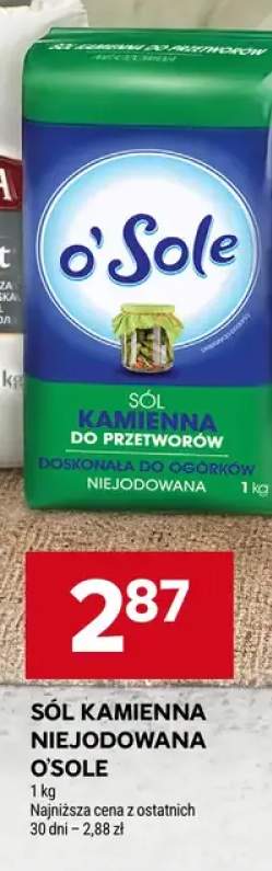 Sól kamienna niejodowana O'Sole