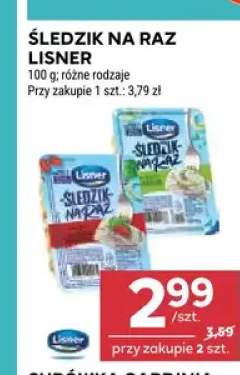 Śledzik na raz z cebulką Lisner