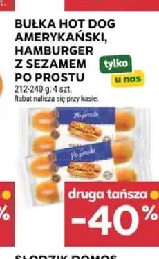 Bułka hamburger z sezamem Po Prostu +1 wariant