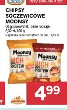 Chipsy soczewicowe Moonsy
