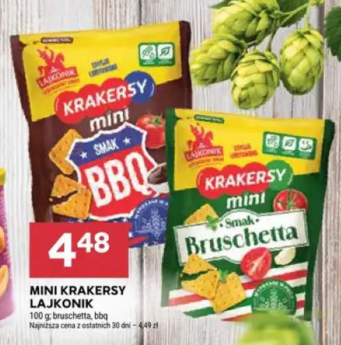 Mini krakersy Lajkonik bbq +1 wariant