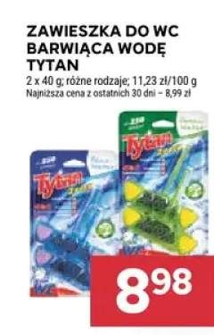 Zawieszka do WC barwiąca wodę Tytan 2-pak