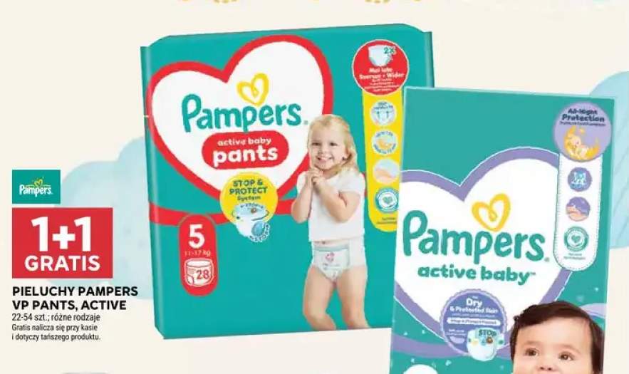 Pieluchy Pampers Active Baby VP +1 wariant