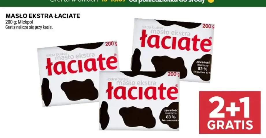 Masło ekstra Łaciate