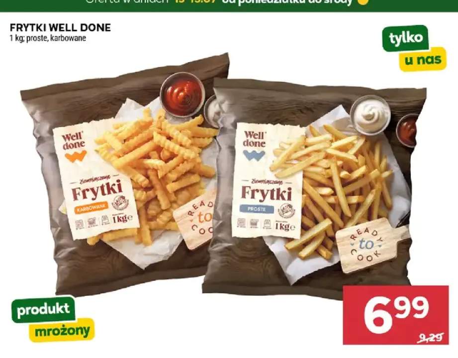 Frytki proste Well Done +1 wariant