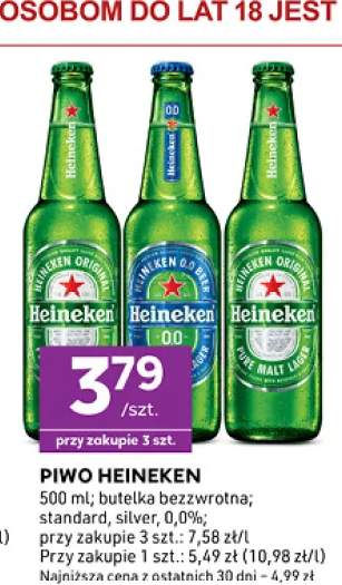 Piwo Heineken Original +1 wariant