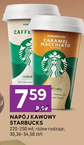 Napój kawowy Starbucks Caffe Latte +1 wariant