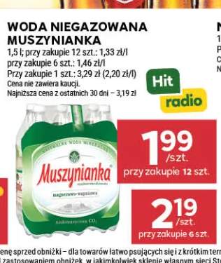 Woda niegazowana Muszynianka