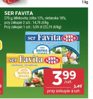 Ser Favita żółta 12%