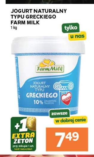 Jogurt naturalny typu greckiego Farm Milk