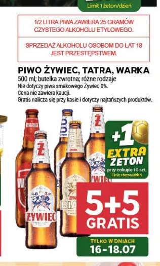 Piwo Żywiec +1 wariant