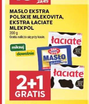 Masło ekstra Polskie Mlekovita +1 wariant