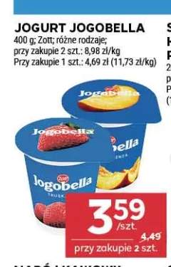 Jogurt owocowy Jogobella Zott