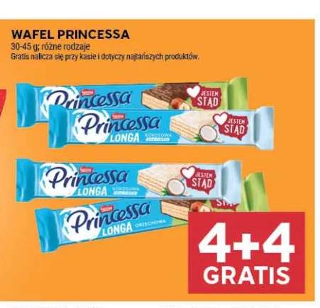 Wafel Princessa Longa kokosowa +2 warianty