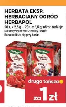 Herbata ekspresowa Herbaciany Ogród Prosto z Lasu Herbapol