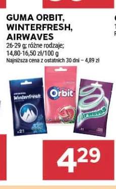 Guma do żucia Orbit +1 wariant