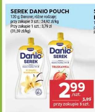 Serek homogenizowany waniliowy Danio pouch +1 wariant