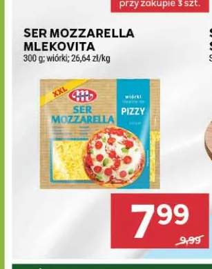Ser Mozzarella Mlekovita wiórki