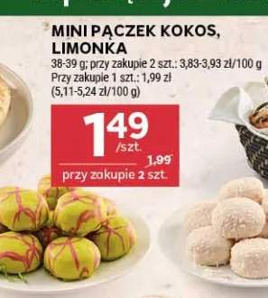 Mini pączek kokos +1 wariant