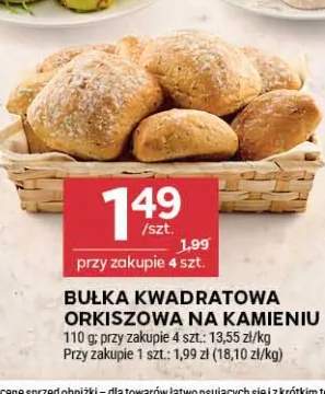 Bułka kwadratowa orkiszowa na kamieniu