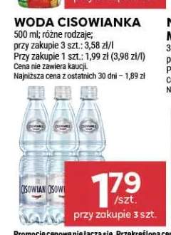 Woda mineralna Cisowianka