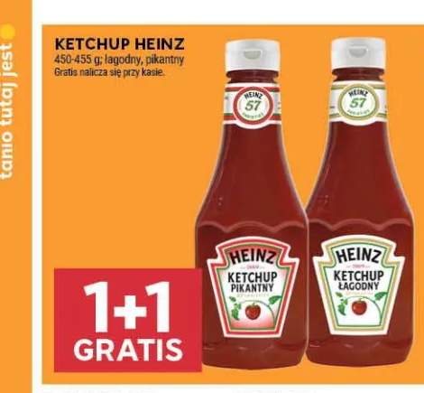 Ketchup łagodny Heinz +1 wariant