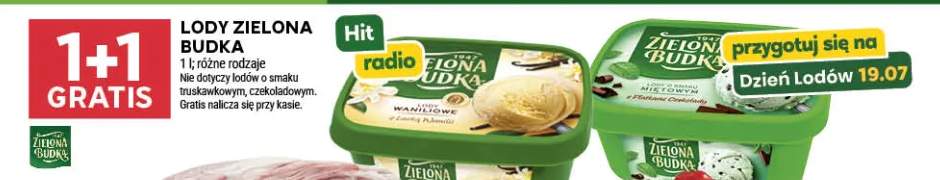 Lody waniliowe Zielona Budka
