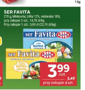 Ser Favita niebieska 18%
