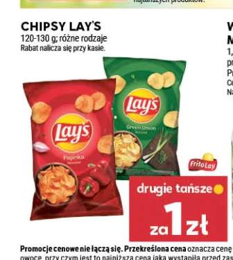 Chipsy Lay's Zielona Cebulka +1 wariant