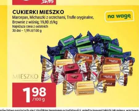 Cukierki Marcepan Mieszko +3 warianty