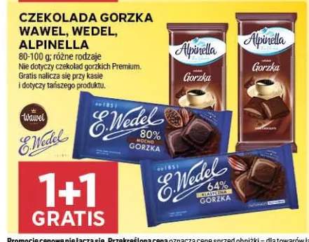 Czekolada gorzka Wawel +2 warianty