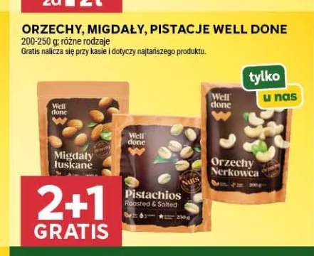 Migdały łuskane Well Done +2 warianty