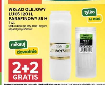 Wkład olejowy Luks Uniwersum 120h +1 wariant