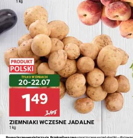 Ziemniaki wczesne jadalne