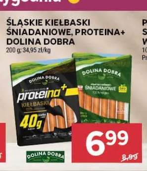 Kiełbaski śniadaniowe Proteina+ Dolina Dobra +1 wariant