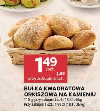 Bułka kwadratowa orkiszowa na kamieniu