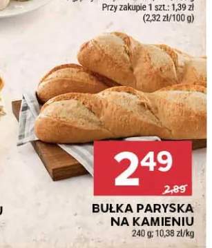 Bułka paryska na kamieniu