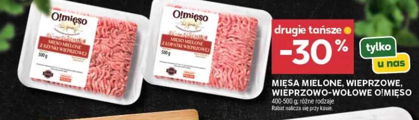 Mięso mielone z szynki wieprzowej O!mięso