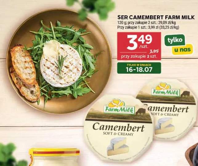 Ser Camembert Farm Milk