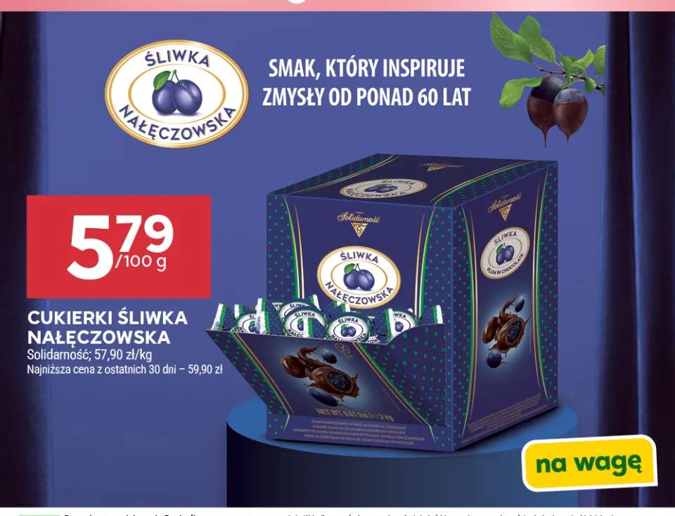 Cukierki Śliwka Nałęczowska Solidarność