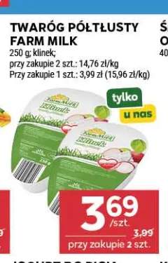 Twaróg półtłusty Farm Milk