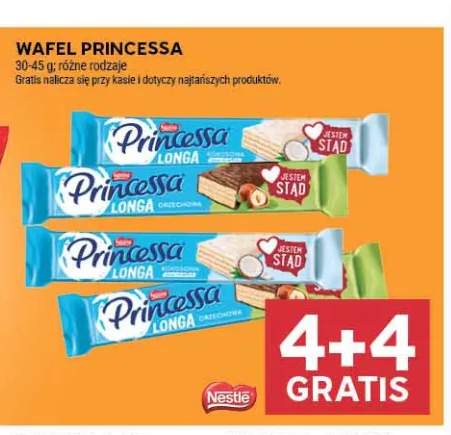 Wafel Princessa Longa mleczny +2 warianty