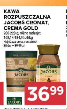 Kawa rozpuszczalna Jacobs Cronat Gold +1 wariant