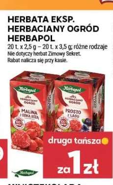 Herbata ekspresowa Herbapol Herbaciany Ogród Malina z dziką różą +1 wariant