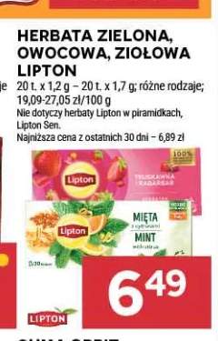 Herbata zielona Lipton Green Tea Citrus +1 wariant
