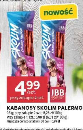 Kabanosy Skolim Palermo JBB Bałdyga