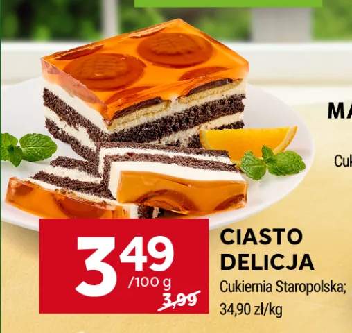 Ciasto Delicja