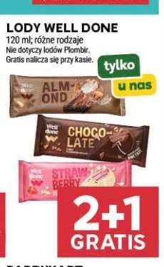 Lody Well Done Almond +2 warianty