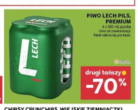 Piwo Lech Pils 4-pak 500 ml +1 wariant