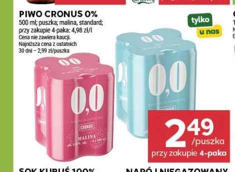 Piwo bezalkoholowe Cronus Malina +1 wariant